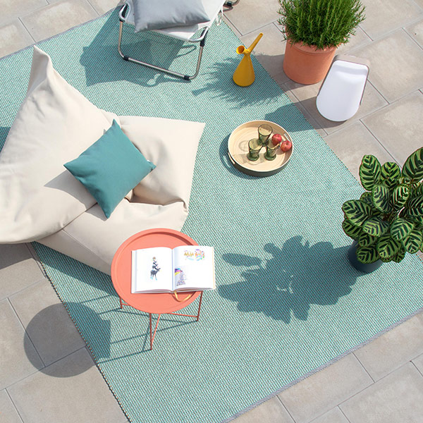 Gartenteppiche rechteckig & uni - Garden Rugs Vulcano