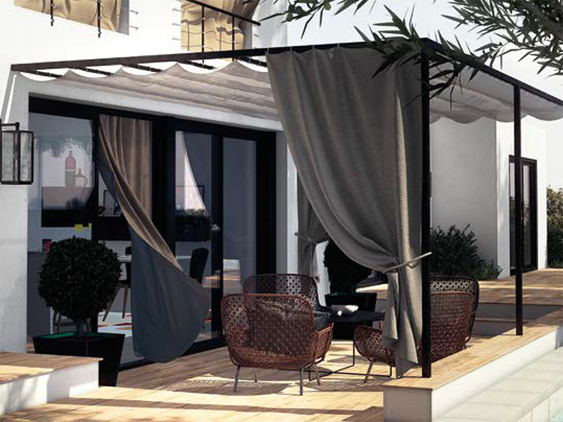 König Storenstoffe Outdoor-Vorhänge für die Terrasse – Dickson Smart