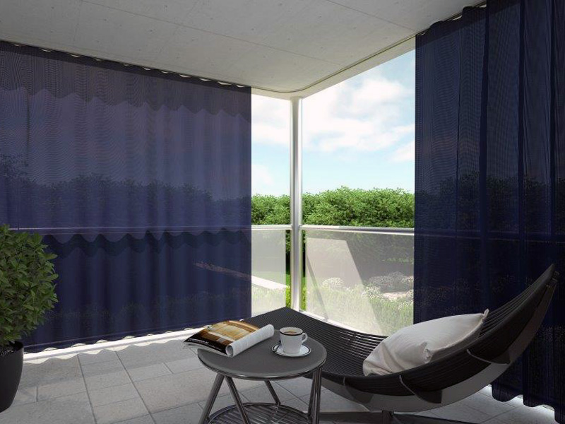 König Storenstoffe Outdoor-Vorhänge – Lovento Soft Ansicht von Innen