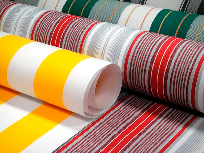 Parà Tempotest Kollektion - Foto von ausgewählten Markisenstoffen